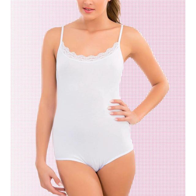 Kadın Modal İp Askılı Dantelli Çıtçıtlı Body Atlet Kadın Modal İp Askılı Dantelli Çıtçıtlı Body Atlet