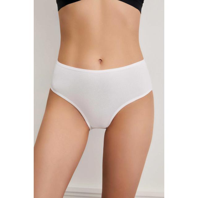 Kadın Pamuklu 5'li Yüksek Bel Slip Külot
