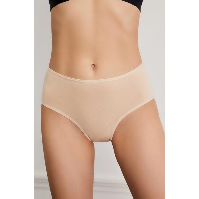 Kadın Pamuklu 5'li Yüksek Bel Slip Külot
