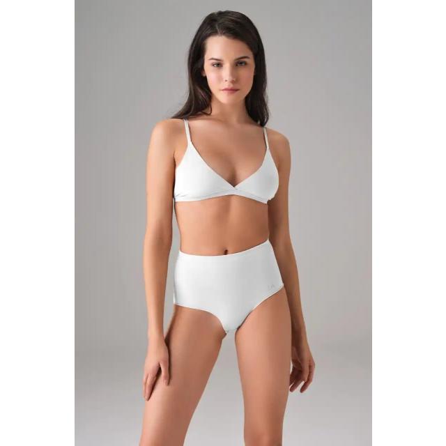 Kadın Pamuklu Beyaz Dikişsiz Korse Slip Külot Kadın Pamuklu Beyaz Dikişsiz Korse Slip Külot