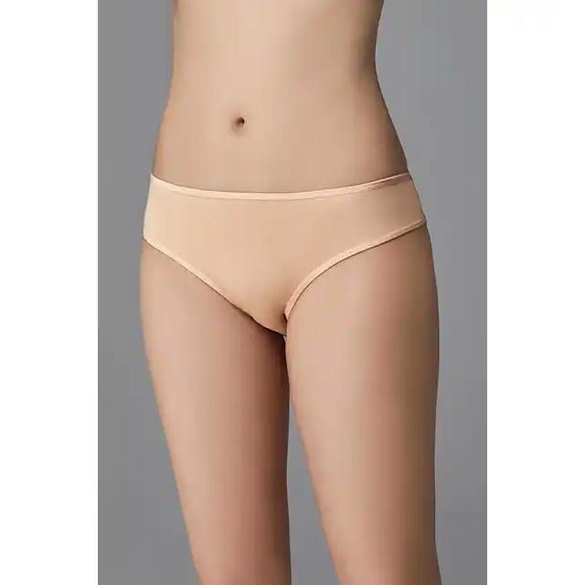 Kadın Siyah Beyaz Ten 5'li Klasik Slip Külot