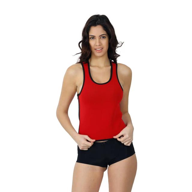 Kırmızı Sauna Etkili Kısa Atlet Kırmızı Sauna Etkili Kısa Atlet