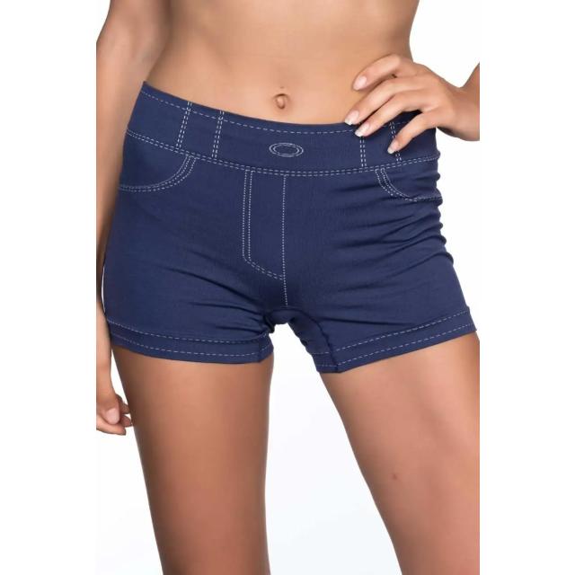 Mavi Soft Kot Görünümlü Boxer Mavi Soft Kot Görünümlü Boxer