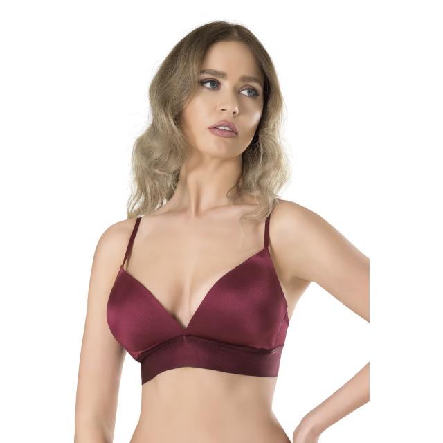 Mikrofiber İnce Askılı Boş Cup Kadın Bralet Sütyen Mikrofiber İnce Askılı Boş Cup Kadın Bralet Sütyen