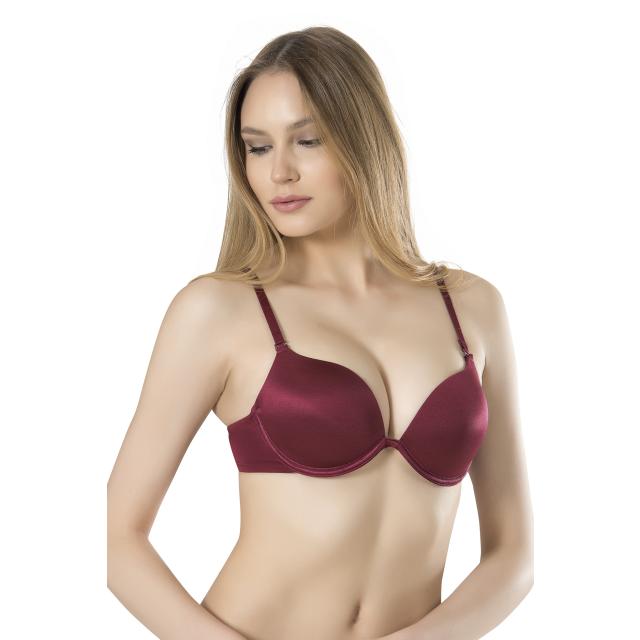 Mikrofiber İnce Askılı Çift Dolgulu Kadın Sütyen Mikrofiber İnce Askılı Çift Dolgulu Kadın Sütyen