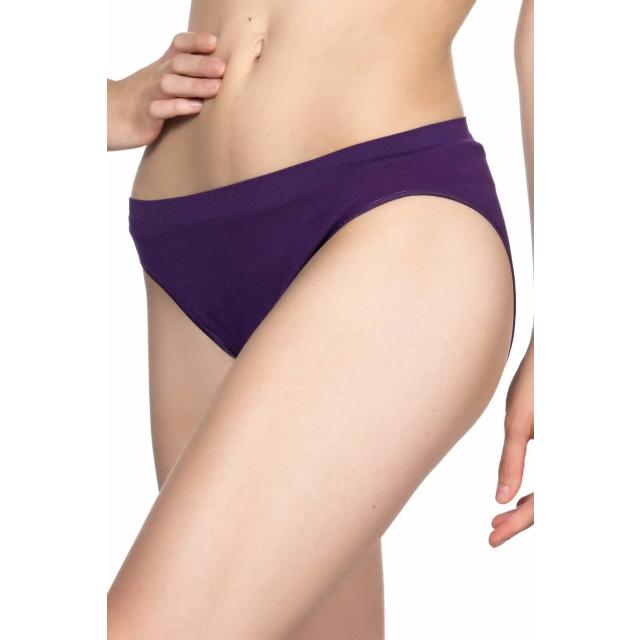 Dikişsiz Form Mor Soft Slip Külot