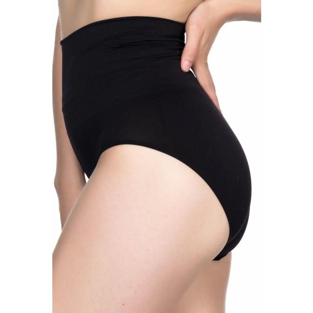 Yüksek Bel Toparlayıcı Slip Siyah Korse