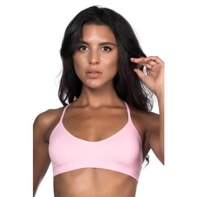 Pembe Pedli İnce Askılı Büstiyer