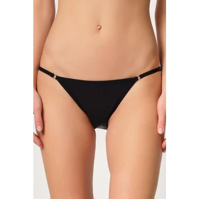 Siyah Destekli Kadın Bikini Altı