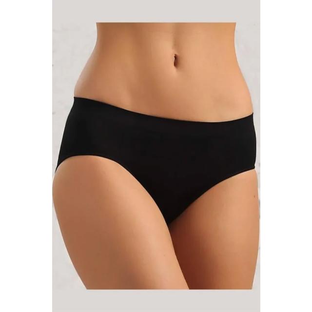Siyah Dikişsiz Slip Külot