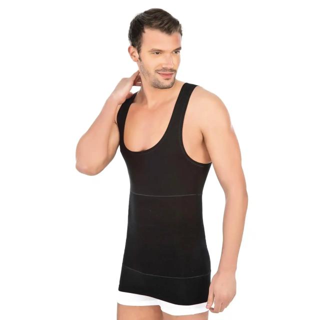Siyah Modal Cotton Erkek Atlet Korse