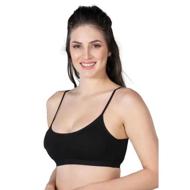 Siyah Modal Cotton Pedli Büstiyer