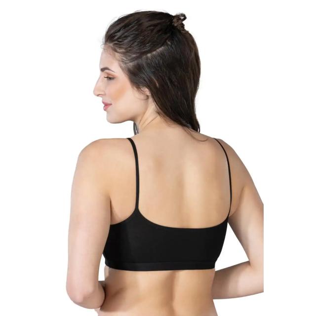 Siyah Modal Cotton Pedli Büstiyer