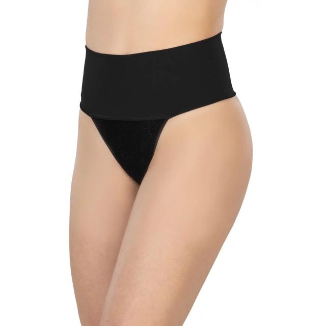 Siyah Seamless Çift Renk String Korse Siyah Seamless Çift Renk String Korse
