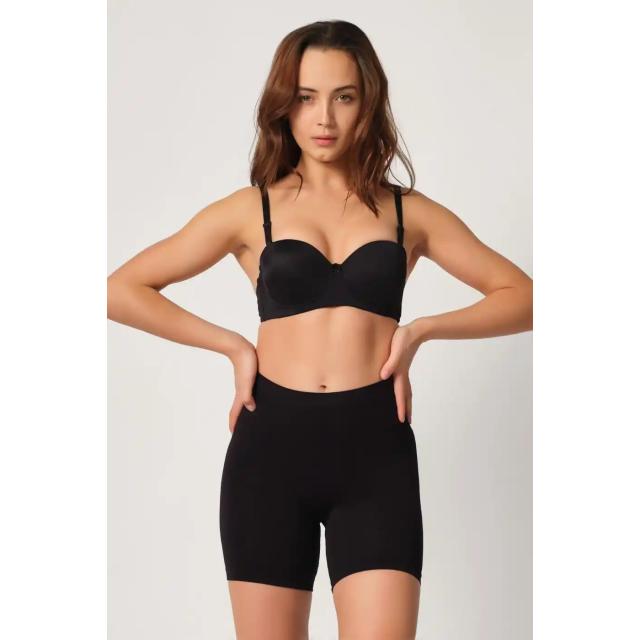 Siyah Soft Paçalı Boxer
