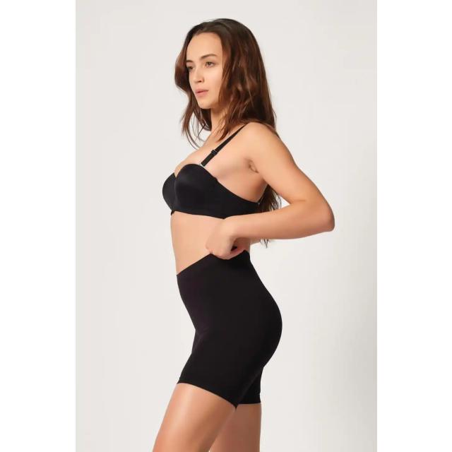 Siyah Soft Paçalı Boxer