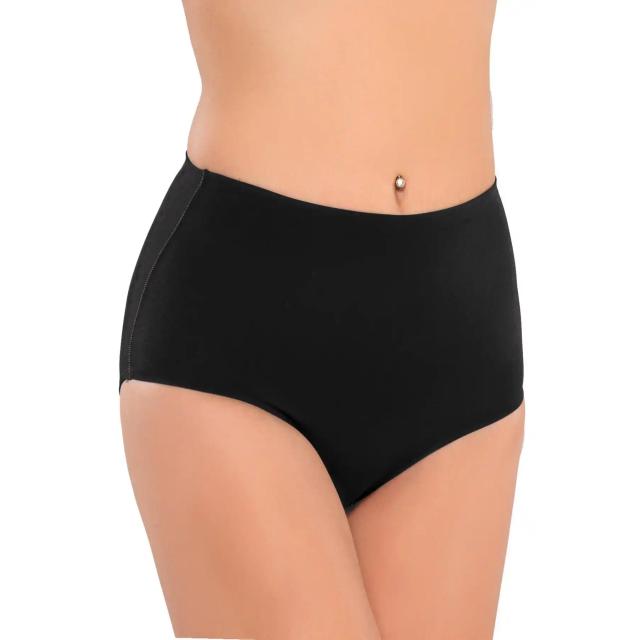 Siyah Yapıştırma Lazer Kesim Kadın Slip Siyah Yapıştırma Lazer Kesim Kadın Slip