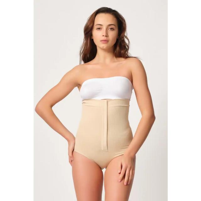 Ten Rengi Önden Agraflı Slip Korse Ten Rengi Önden Agraflı Slip Korse
