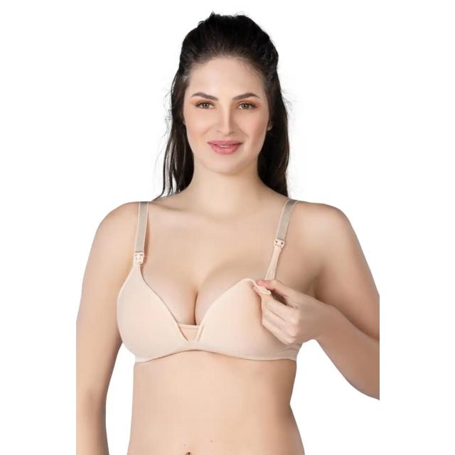 Ten Rengi Modal Cotton Kaplı Emzirme Sütyen Ten Rengi Modal Cotton Kaplı Emzirme Sütyen