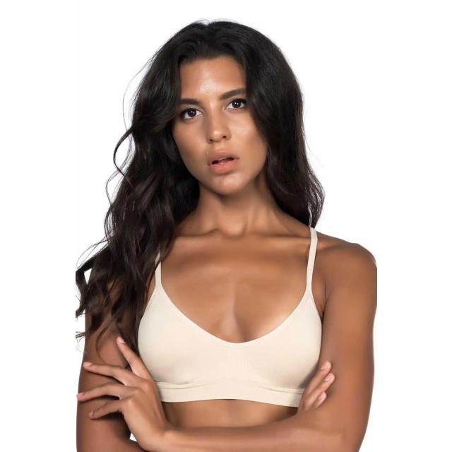 Ten Rengi Pedli İnce Askılı Büstiyer