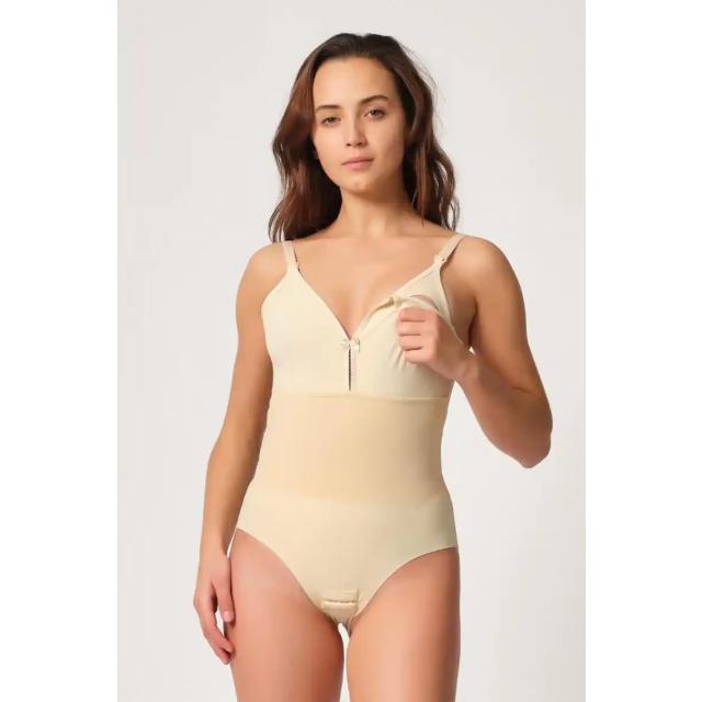 Ten Rengi Sırt Destekli Emzirme Body Korse Ten Rengi Sırt Destekli Emzirme Body Korse