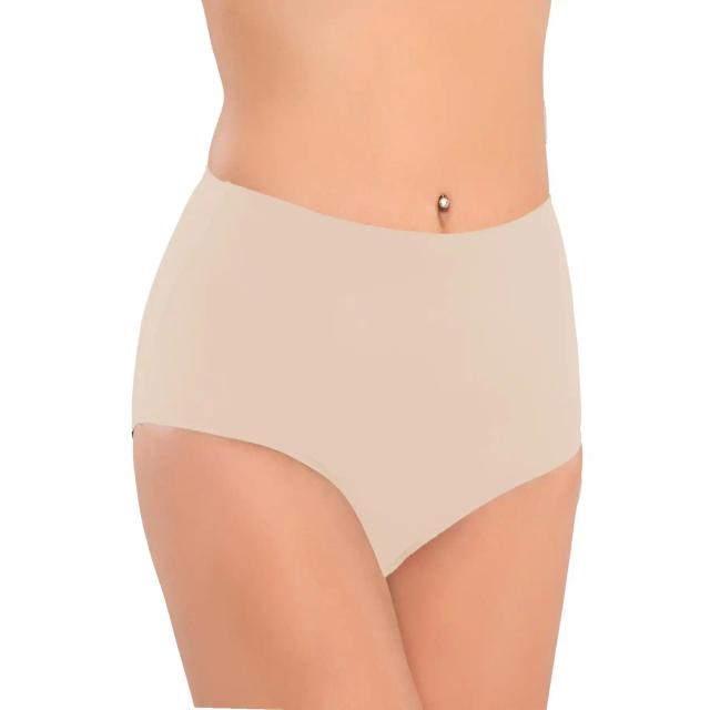 Ten Rengi Yapıştırma Lazer Kesim Kadın Slip Ten Rengi Yapıştırma Lazer Kesim Kadın Slip