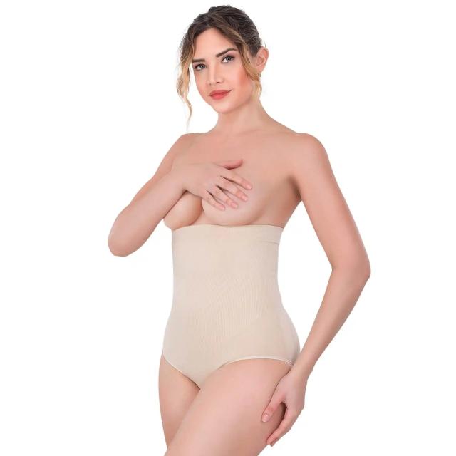 Ten Rengi Yüksek Bel Çıtçıtlı Slip Korse Ten Rengi Yüksek Bel Çıtçıtlı Slip Korse