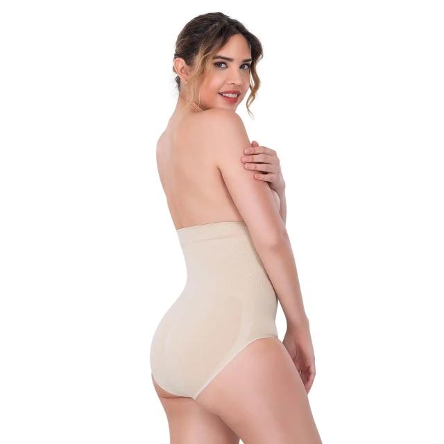 Ten Rengi Yüksek Bel Çıtçıtlı Slip Korse
